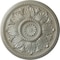 Ekena Millwork Edinburgh Ceiling Medallion (Fits Canopies up to 5 1/4"), Hand-Painted Flash Gold, 18"OD x 1 3/4"P CM18EDFLS - alternate 1